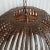 Vintage Rustic Industrial Iron Basket Cage Pendant Light For Sale - Image 4 of 7