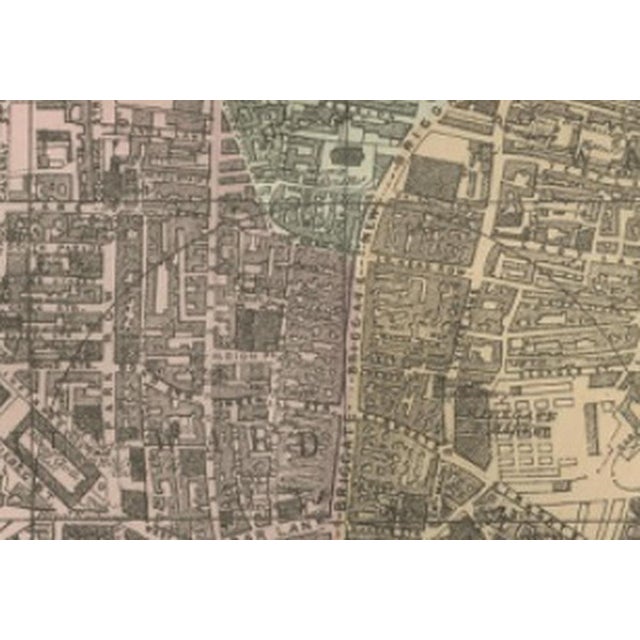 Large Victorian City Map of Leeds by G. Bacon, 1885 For Sale - Image 10 of 12