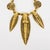 Guy Laroche Gilt Metal Tribal Necklace For Sale In Atlanta - Image 6 of 9