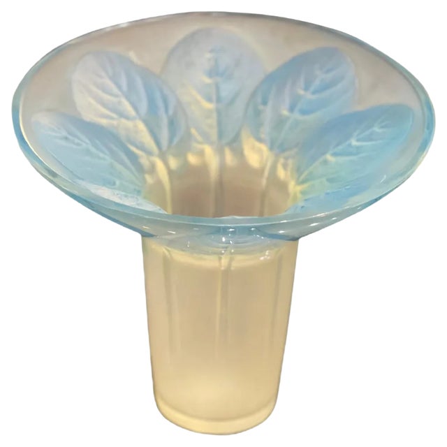 Opalescent Violets Vase by Rene Lalique For Sale