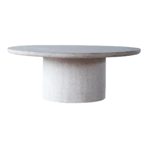 Matthew Izzo Home Round Wood Cape Coffee Table