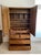 1970s 1970s Henredon Artefacts Campaign-Style Mid-Century Oak Armoire For Sale - Image 5 of 8