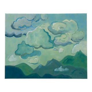 “Roiling Sky” Oil on Linen by Nancy M. Vignola - For Sale