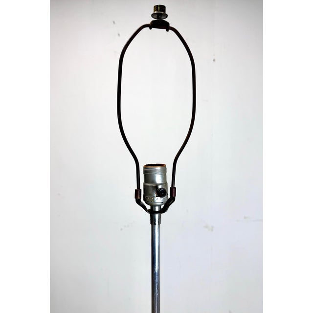 Mid Century Modern Sonneman / Kovacs Style Chrome & Marble Floor Lamp For Sale In New York - Image 6 of 11