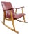 Vintage Dutch Rocking Chair by Louis Van Teeffelen for Webe For Sale