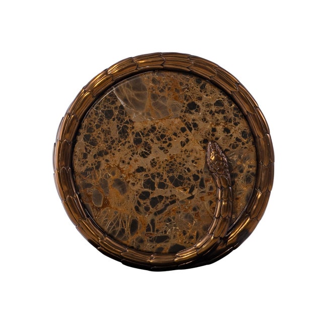 Maitland - Smith Maitland-Smith Serpent Drink Table For Sale - Image 4 of 5