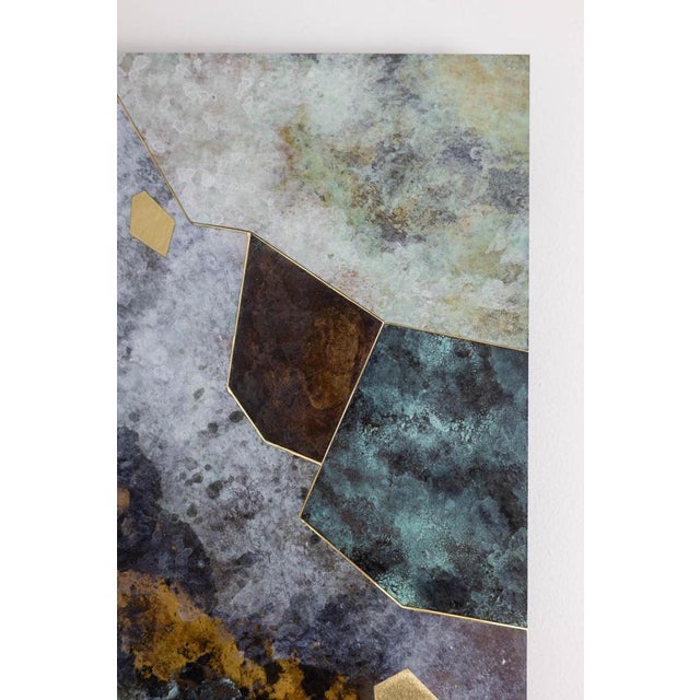 Contemporary Fragmentations VIII, Varnished Brass For Sale - Image 3 of 8