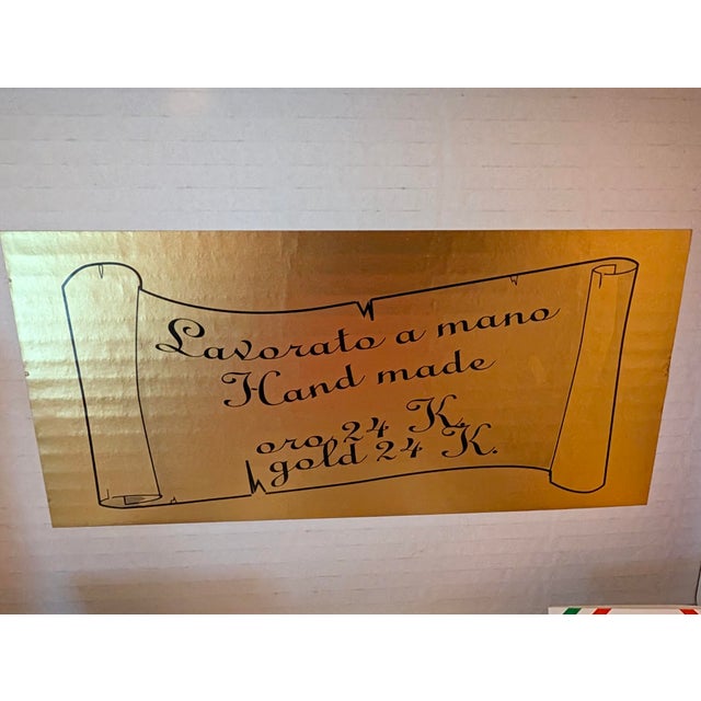 Vintage Alfa & Omega Cristal T. Murano Italian Whiskey Glasses in Original Box For Sale In Phoenix - Image 6 of 12