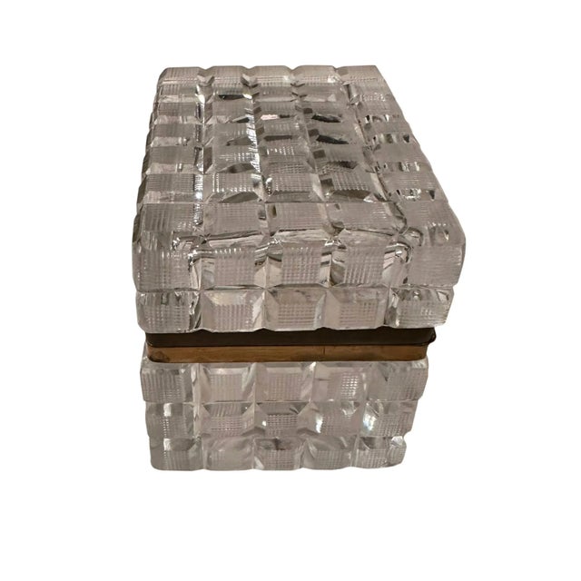 French Rectangular Baccarat Style Box For Sale In Tampa - Image 6 of 8