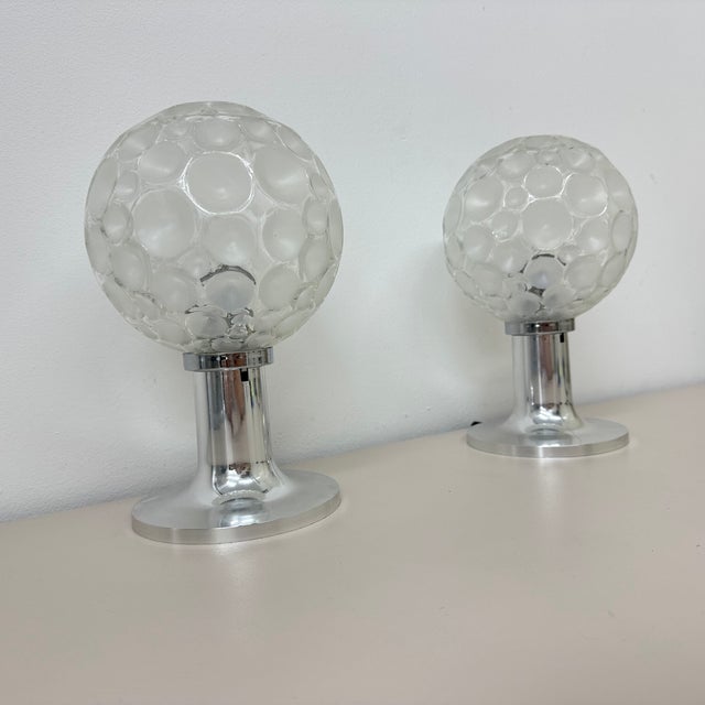 Glass Table Lamps from Hustadt Leuchten, 1970s, Set of 2 For Sale - Image 13 of 18