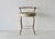 Vintage 1970s George Koch Gold Finish Faux Bamboo Vinyl Padded Swivel Vanity Stool Hollywood Regency For Sale - Image 10 of 16