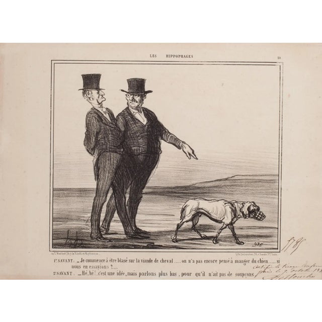 Superb original print, full margins, on thin vellum, Slightly oxidized. With autograph certificate of circulation written...