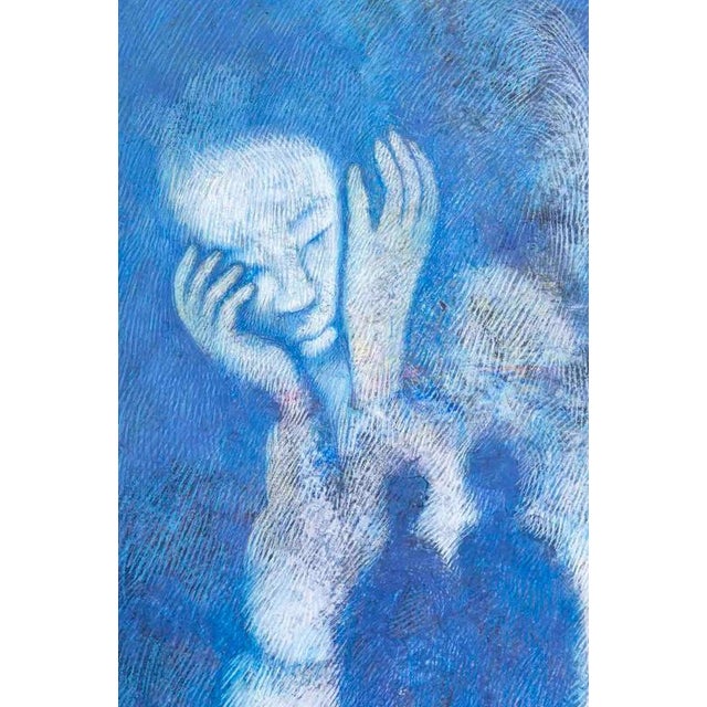 Painting on Paper by Solange Grégoire, contemporary artwork. Painting on paper, 20th-century contemporary artwork,...