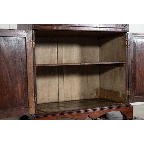 George III English Mahogany Glazed Bookcase Secretaire, 1800s For Sale - Image 17 of 18