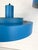 Blue Equator Pendant Lamps by Jo Hammerborg for Fog & Mørup, 1968, Set of 2 For Sale - Image 10 of 16
