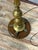 Large Gilt Bronze Candleholder Lamp For Sale - Image 3 of 5