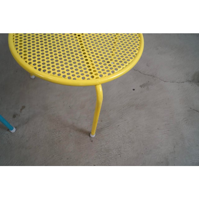 1950’s Mid-Century Modern Patio Stackable Side Tables - A Pair For Sale - Image 12 of 12