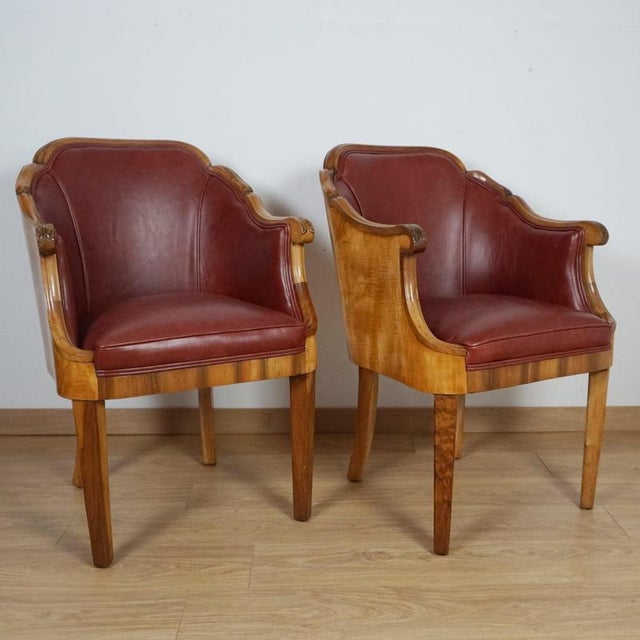 Art Deco Armchairs by Maurice Adams, 1930s, Set of 2 For Sale - Image 14 of 14