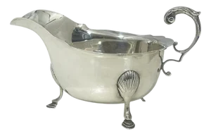 Irish Silver Gravy Boat attributed to West & Son, Dublin, 1920s