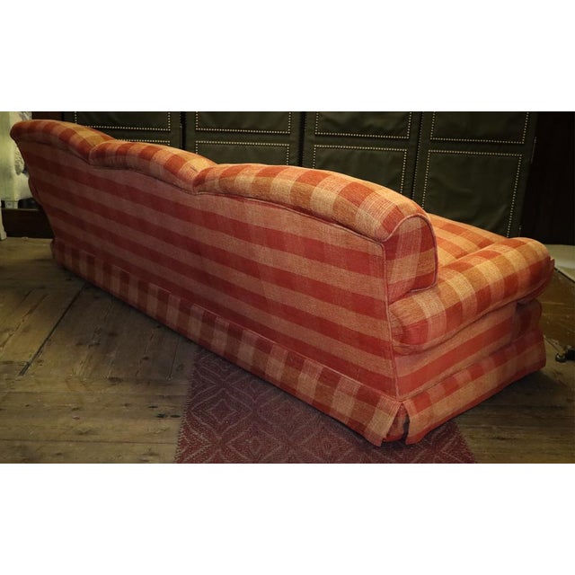 Large Gingham Three-Seater Sofa by George Smith, 2010s For Sale - Image 13 of 18