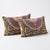 Mid-Century Modern Tashkent Suzani Bedding Pillow Cover 17'' X 26'' - Set of Two For Sale - Image 3 of 4