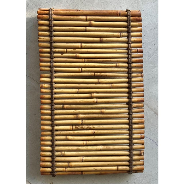 Mid 20th-Century Bamboo Curved Scrolled Arm Plant Stand / Riser For Sale - Image 11 of 18