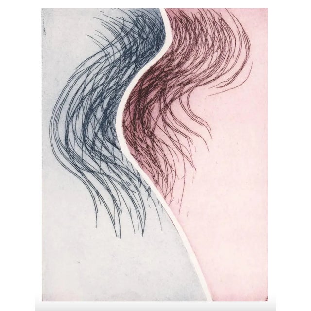 Abstract 1960s Erdal Alantar Multiplate Etching For Sale - Image 3 of 3