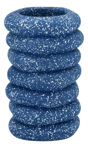 Gabby Speckled Blue Cairn Vase