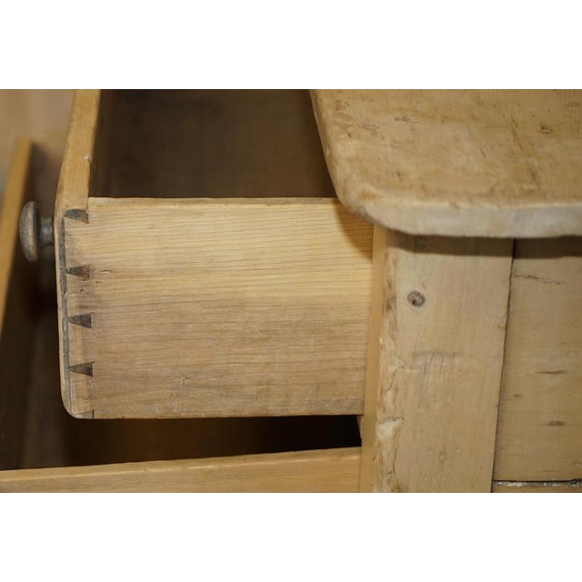 Antique Georgian Pine Housekeeper's Drawers Sideboard, 1800s For Sale - Image 13 of 18