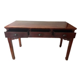 Early 20th Century Large, Beautiful Asian Desk/Console Table For Sale