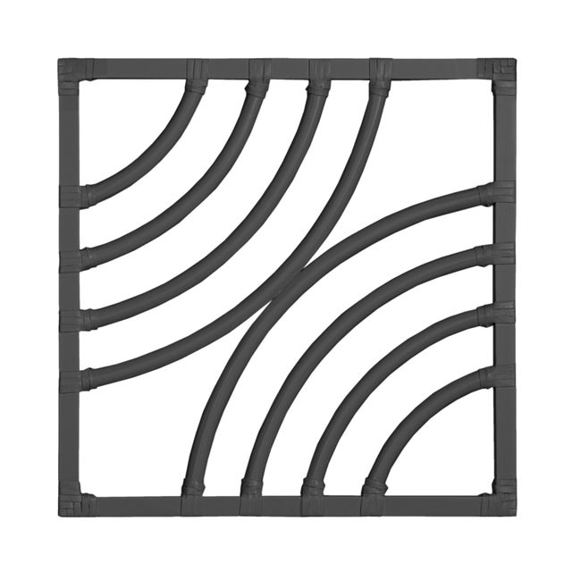 Black Swirl Writing Desk - Black For Sale - Image 8 of 9