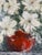 Mid-Century Modern 1969 Vintage Impressionist Floral Still Life Oil on Canvas Painting, Signed For Sale - Image 3 of 12