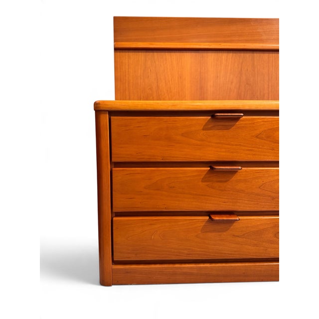 Vintage Cherry Wood Chest of Drawers from Hülsta, 1980, Set of 2 For Sale - Image 11 of 13