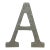 Galvanized Steel Letter A For Sale