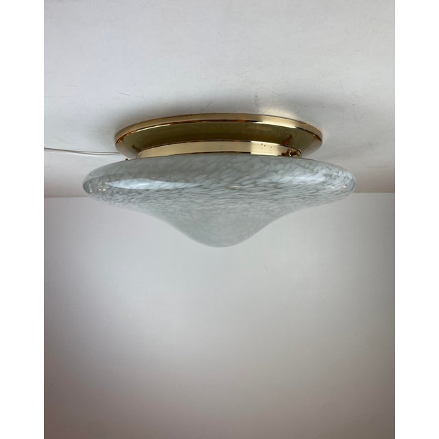 Maculato Murano Glass Ceiling Lamp, Italy, 1980s For Sale - Image 13 of 18