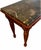 Elegant Cherry Wood Side / Sofa Table W/ Stunning Marble Top For Sale - Image 4 of 9