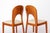 Brown Dining Chairs in Teak by Niels Koefoed for Koefoeds Hornslet, 1970s, Set of 4 For Sale - Image 8 of 11