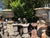 Gray Antique Classical Cast Iron Garden Urns on Pedestals, Set of 2 For Sale - Image 8 of 18