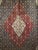 Antique Persian Tabriz Area Rug. Hand-Knotted Wool, Herati Geometric Pattern, Navy & Red, 6x10 For Sale - Image 11 of 16