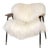 White Vintage Armchair in Sheepskin and Wood by Gastone Rinaldi, 1950s For Sale - Image 8 of 8