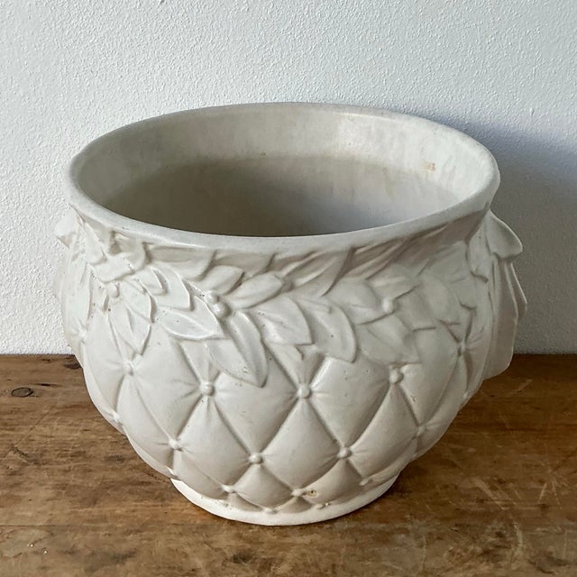 Vintage Boho McCoy Laurel Leaf Cache Pot For Sale - Image 12 of 12