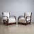 Early 20th Century Pair of Art Deco Armchairs, Italy For Sale - Image 13 of 14