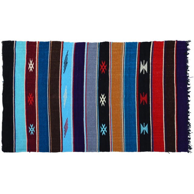 Late 20th Century Late 20th Century Moroccan Rug- 2'10'' X 4'10'' For Sale - Image 5 of 5