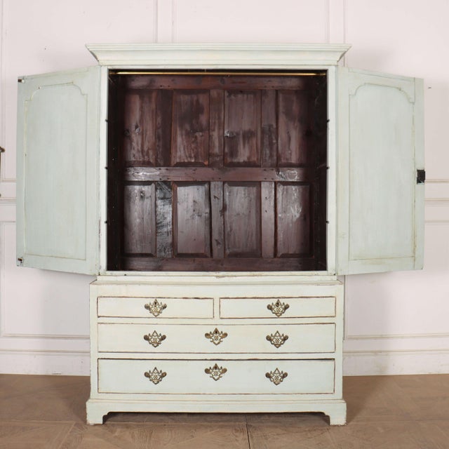 Welsh Painted Hanging Cupboard For Sale - Image 9 of 10