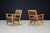1960s Sculptural European Beech Lounge Armchairs, 1960s, Set of 2 For Sale - Image 5 of 10