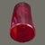 Glass Late 20th Century Hand Crafted in Mexico Red Art Glass Tumblers Water Ice Tea Glasses - Set of Six For Sale - Image 7 of 9