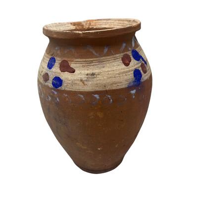 Antique Hungarian Folk Art Pottery For Sale - Image 4 of 5