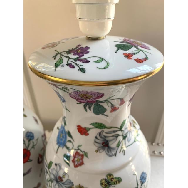 Gucci Limoges Bernardaud Lamps - a Pair | Chairish