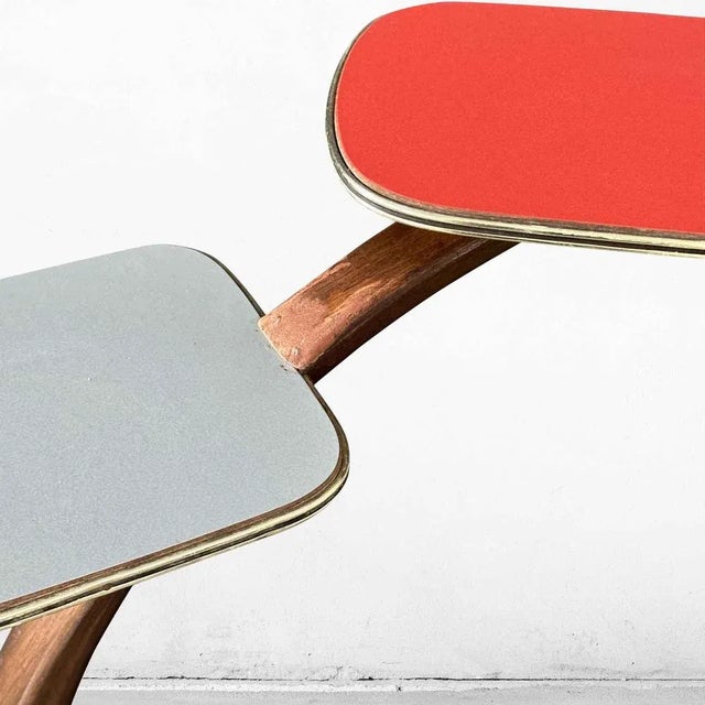 Large Mid-Century German Colorful Plant Stand or Flower Table, 1950s For Sale - Image 11 of 13