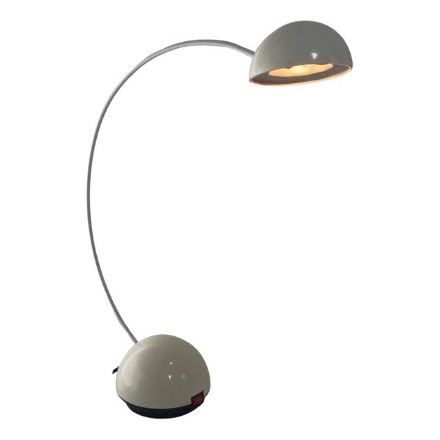 Postmodern Vintage German Space Age Arc Shaped Desk Lamp For Sale